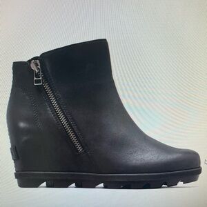Sorel Joan of Arctic Wedge Zip Leather Boot